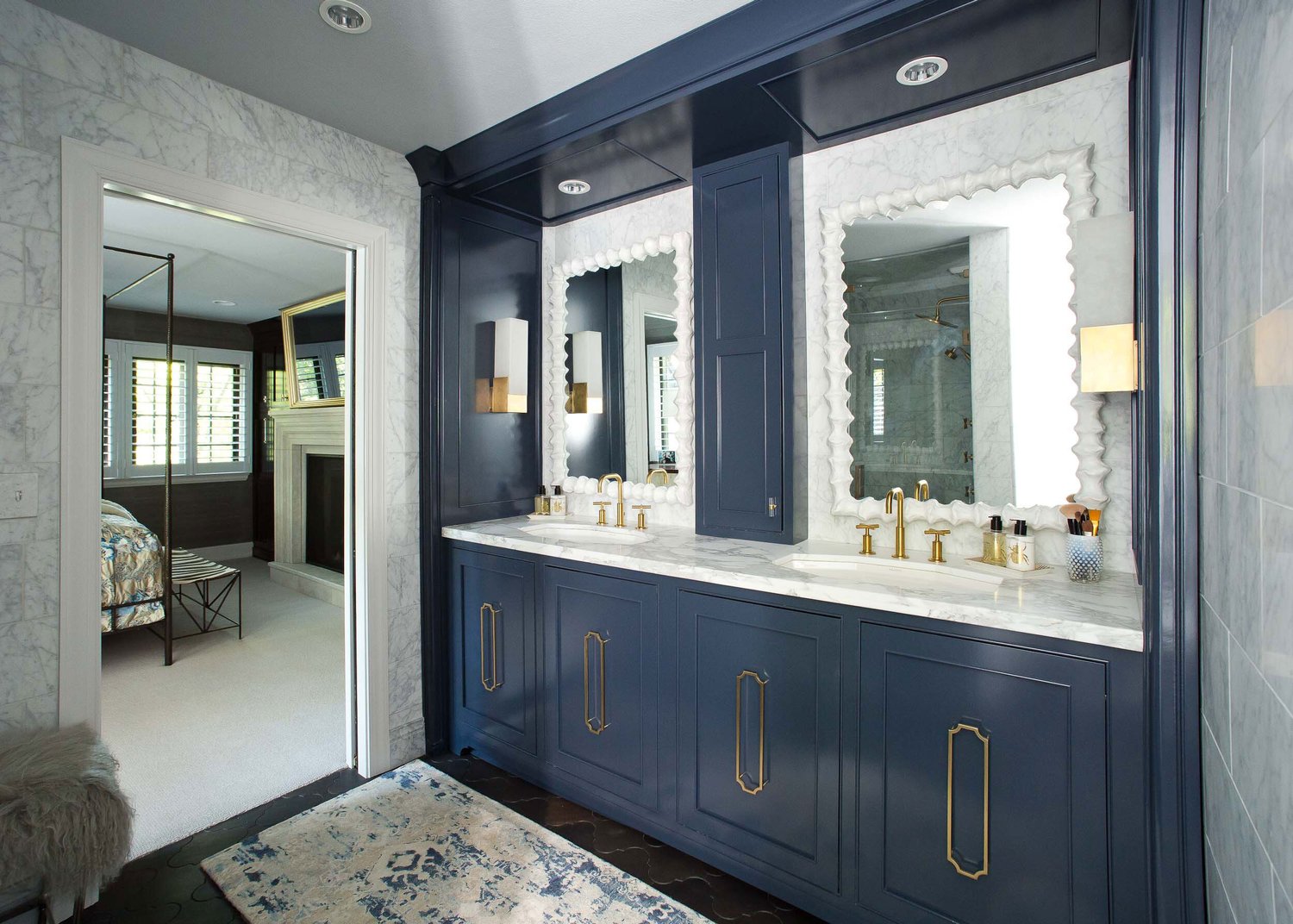 Bathroom project — Naples Hale Navy