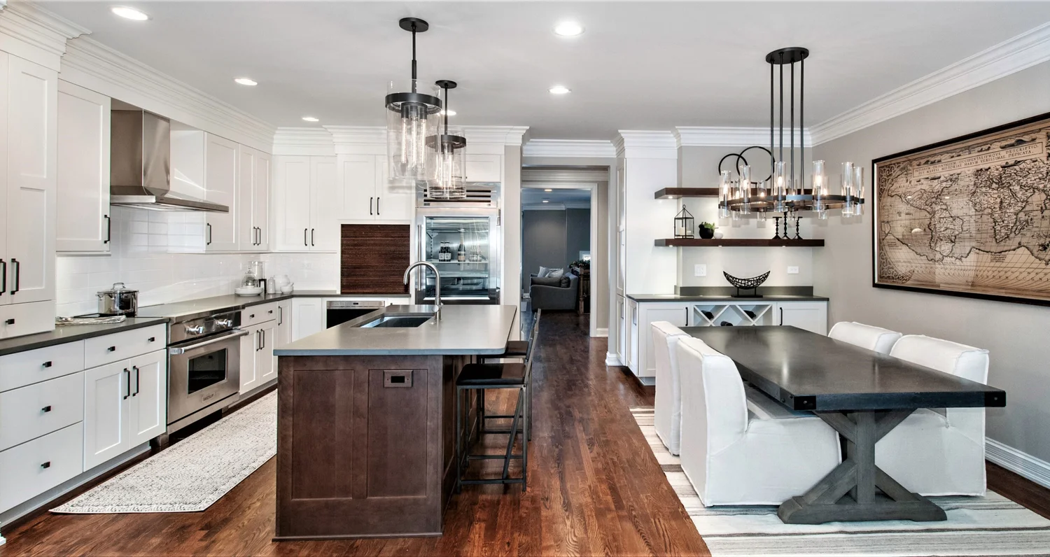 Kitchen project — AAA KHCD Chelsea Designer White Cherry Walnut