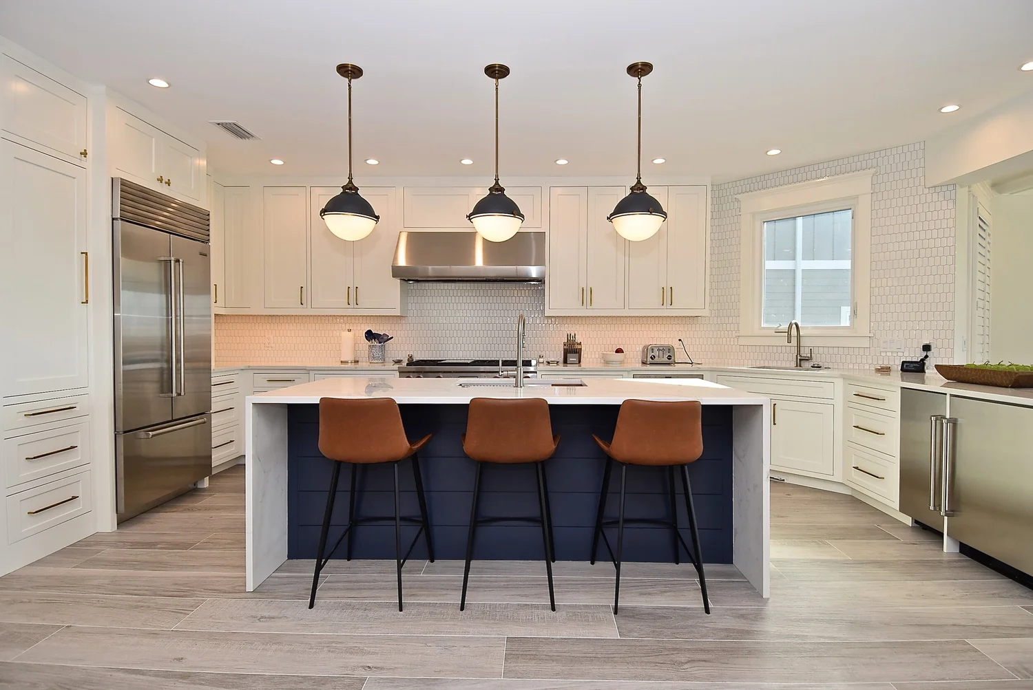 Kitchen project — CLD Chelsea Simply White Hale Navy 1