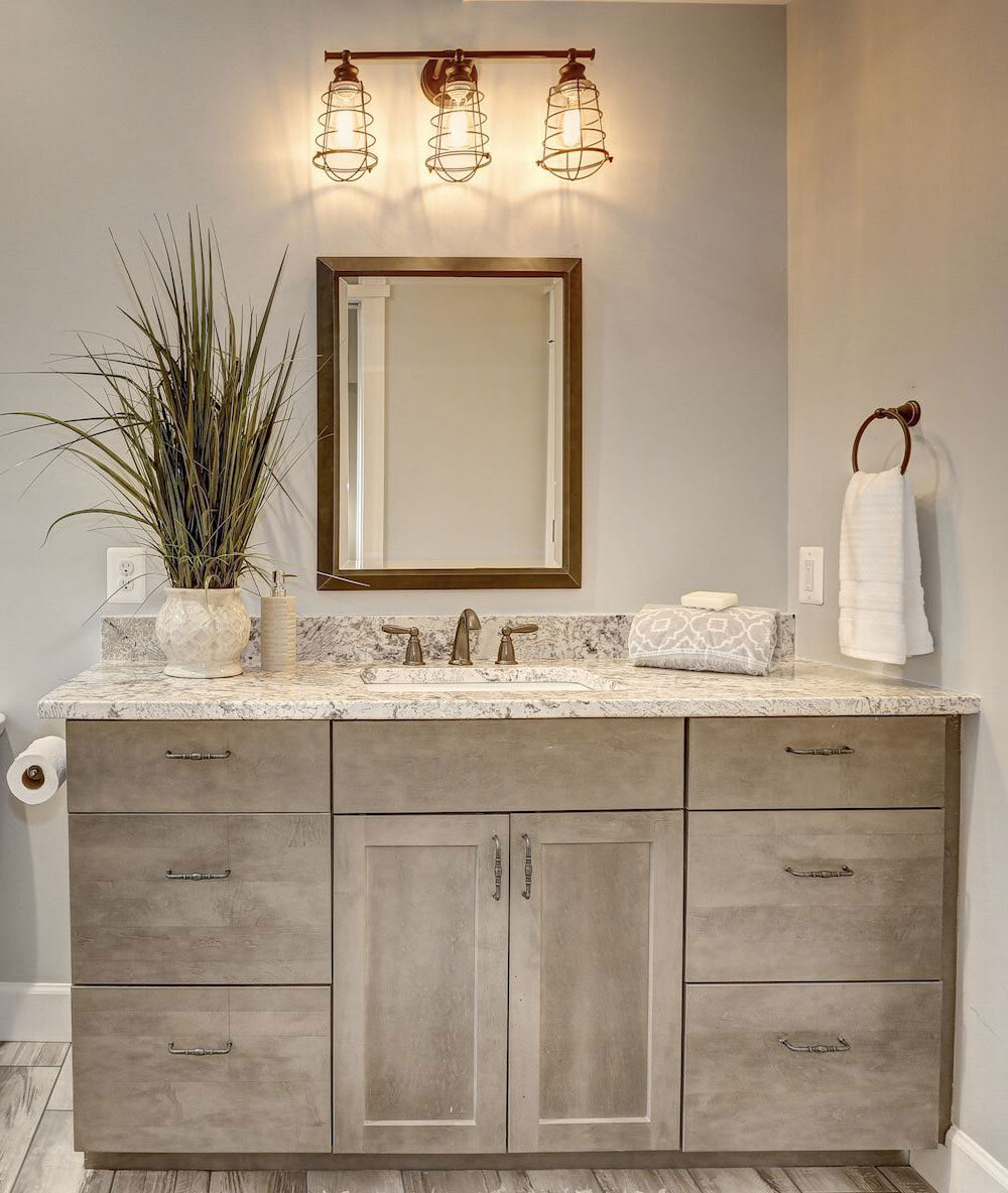 Bathroom project — EFK Stockman Maple Silverwood