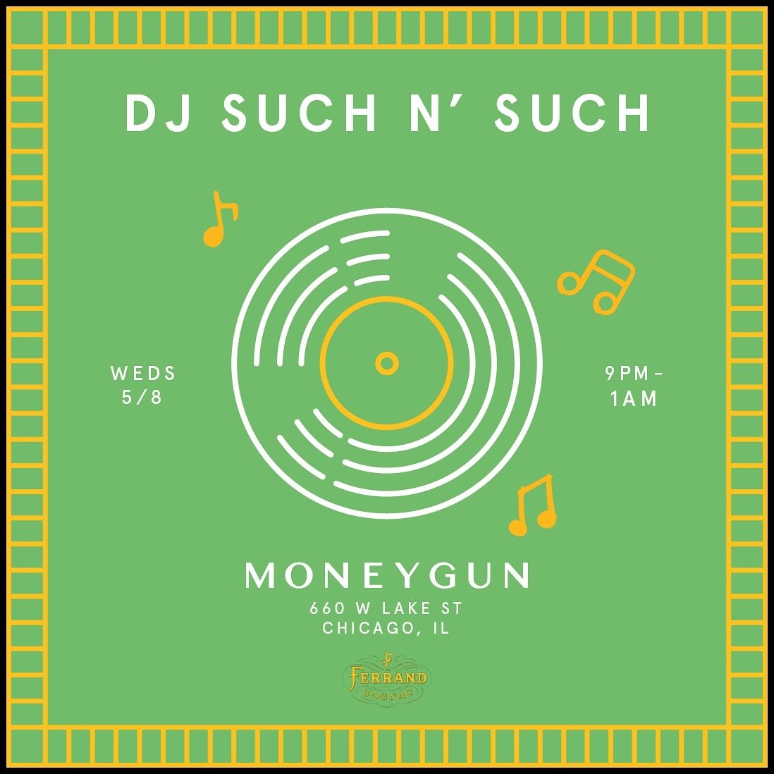 Come start the month of May right with us over at MONEYGUN. Welcoming back @suchordie spinning all the great tunes to make the vibes just right. 

Happening Wednesday May 8th, with the set going from 9pm-1am. 

Join us for great music, delicious clas