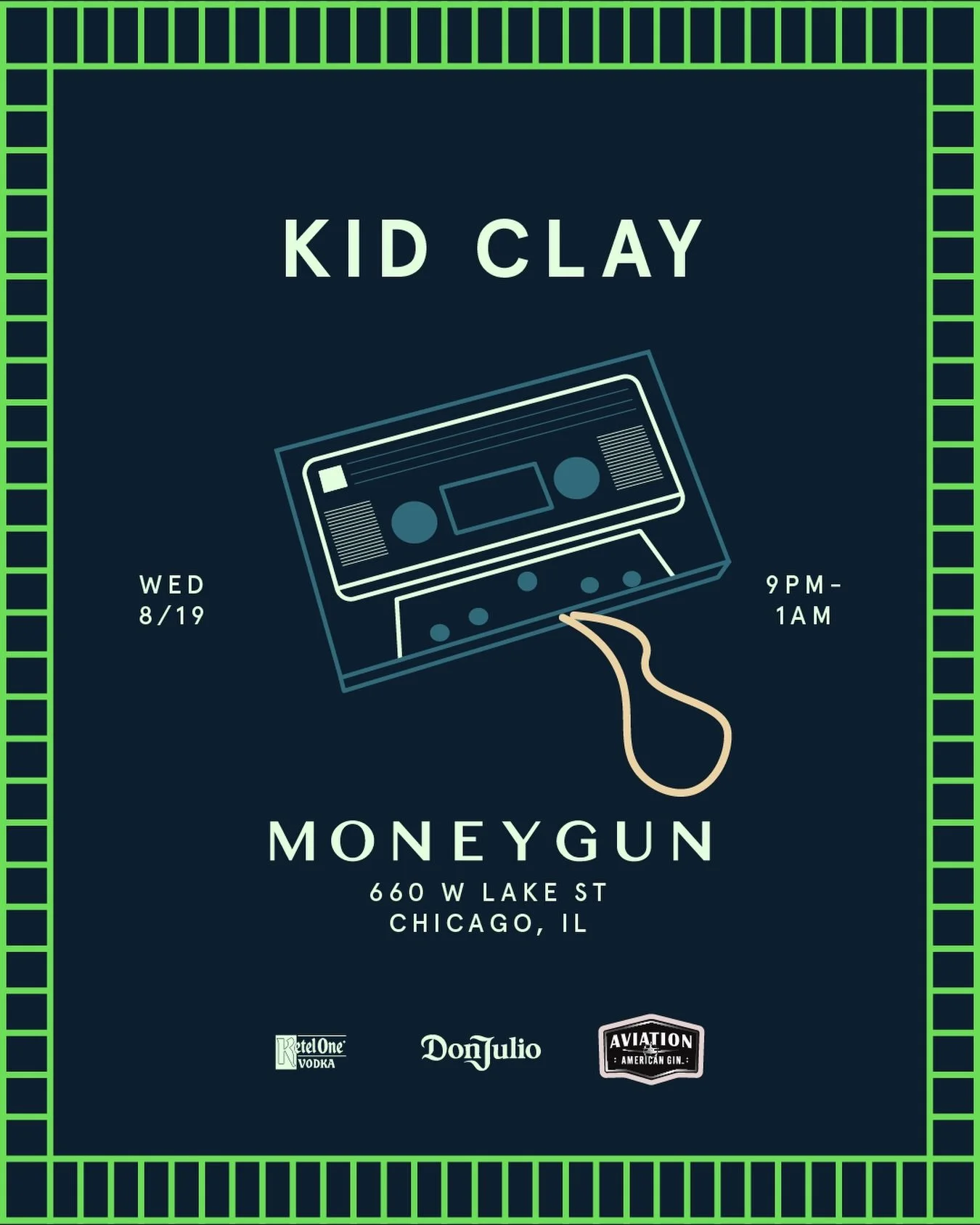 Welcoming back @djkidclay this August.

Catch a blended set filled with R&amp;B, Hip-Hop, and more while enjoying good vibes and delicious cocktails. 🍸

Wednesday, August 19th. Music starts at 9pm. 🕘
