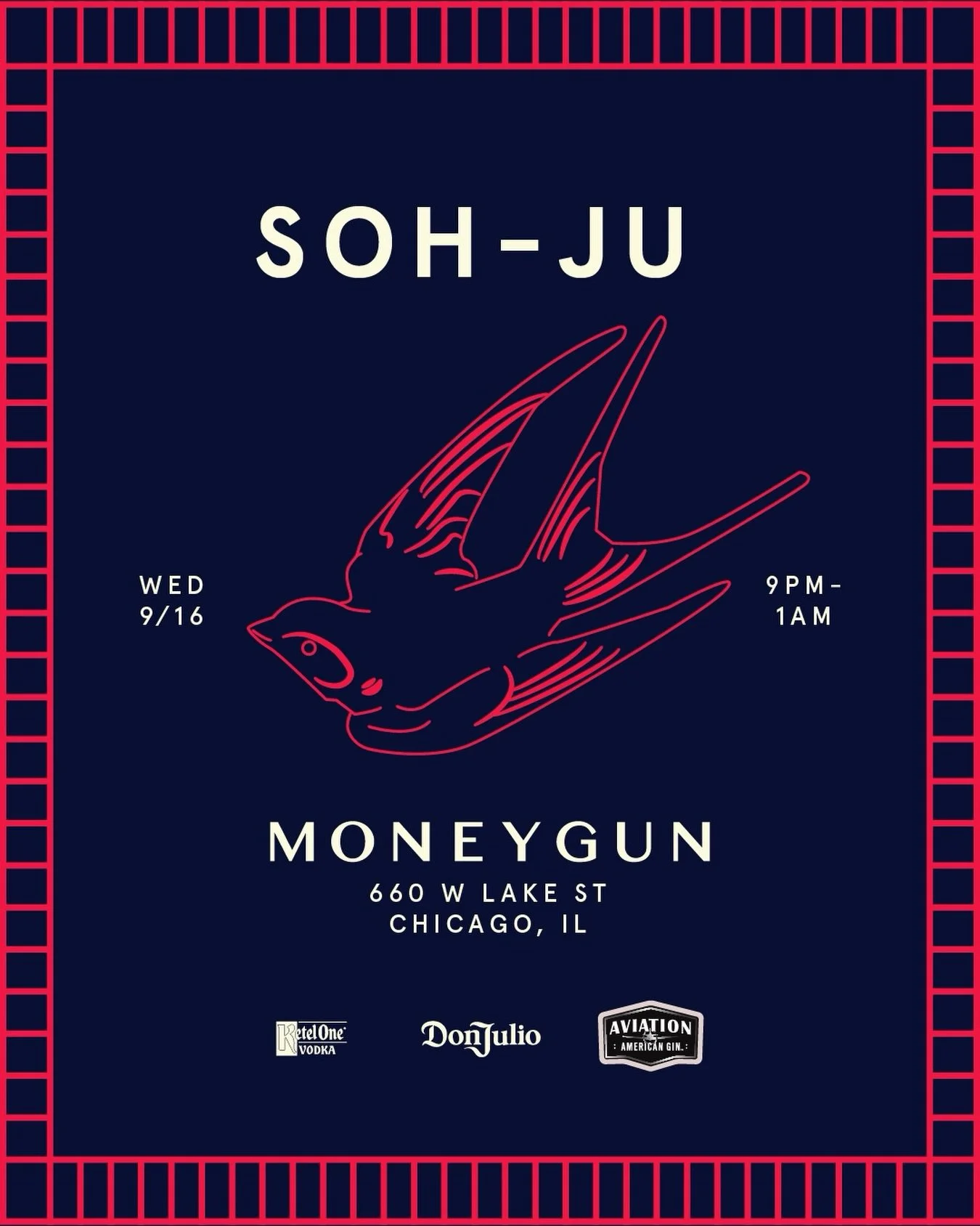 Don&rsquo;t miss @djsohju&rsquo;s MONEYGUN debut in just a few weeks. 💿

Expect an open format set with R&amp;B, house, afrobeats, and more while enjoying delicious drinks and good company. 🍸

Wednesday, September 16th. Music starts at 9pm.