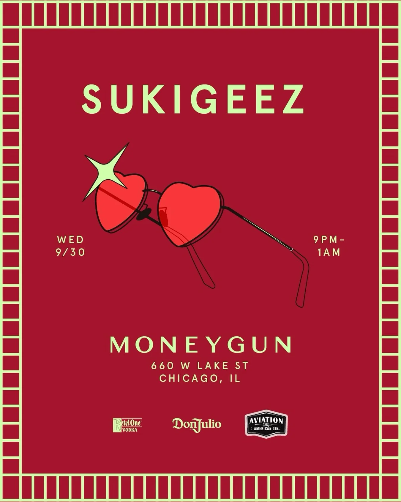 On deck: @sukigeez MONEYGUN debut.🎧

Expect a high energy set filled with Hip-Hop, Afro Beats, Amapiano, and other genre-spanning grooves. 

Wednesday, September 30th. Music starts at 9pm. 💿