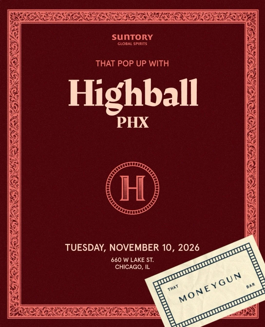 @highballphx is stopping in for our next That Pop-Up event. 🍸

Stepping behind the bar at MONEYGUN, Highball will be bringing their inovative cocktails and standout hospitality straight from Phoenix, AZ. 

Come thirsty. Drinks from Highball will be 