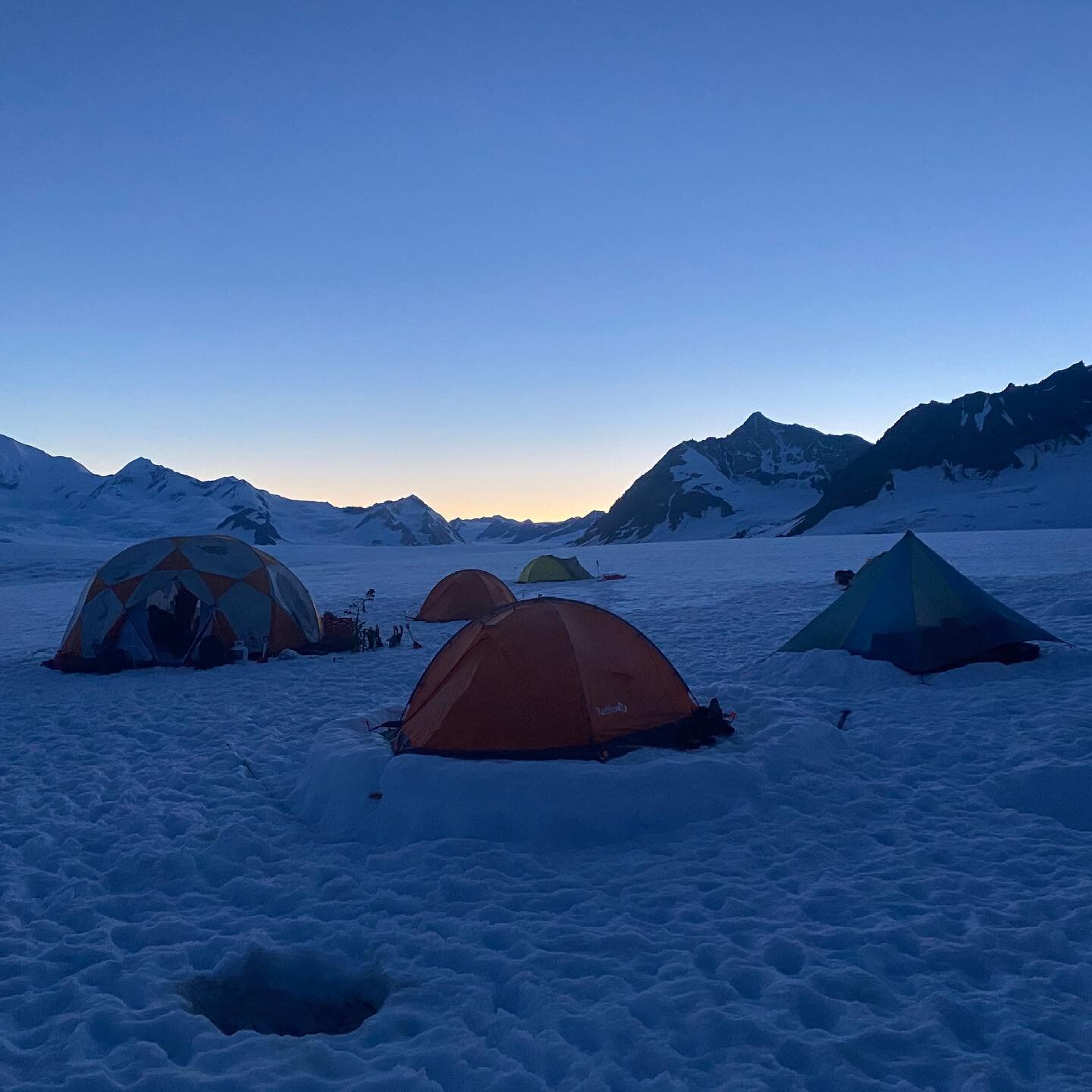 Canada Day at 2am on the Hubbard Glacier. Come explore the Kluane Icefields with us next year!