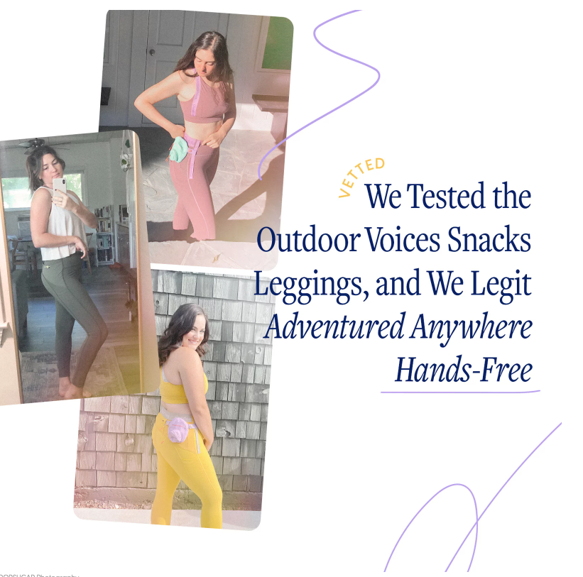 We Tested the Outdoor Voices Snacks Leggings, and We Legit Adventured Anywhere Hands-Free