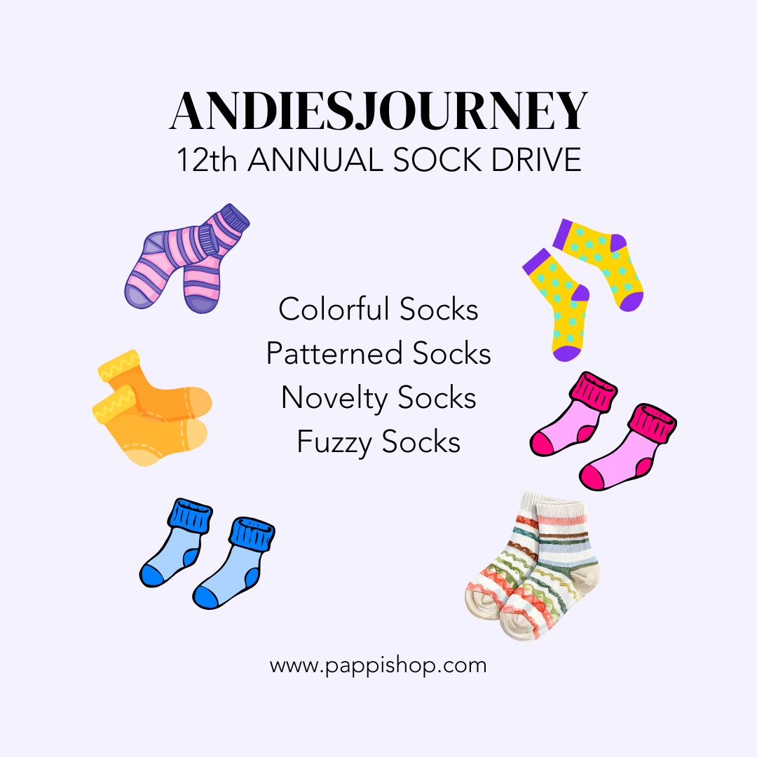ANDIESJOURNEY 12TH ANNUAL SOCK DRIVE