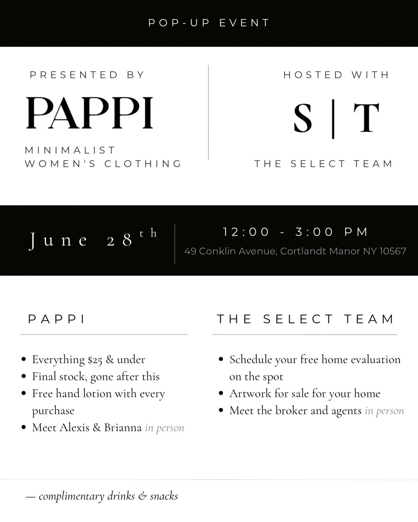 See you June 28th! 

This is the last of our original styles before we evolve, come shop, and say hi 🤍 

#914popups #westchesterpopup #shopsmall #popupshop