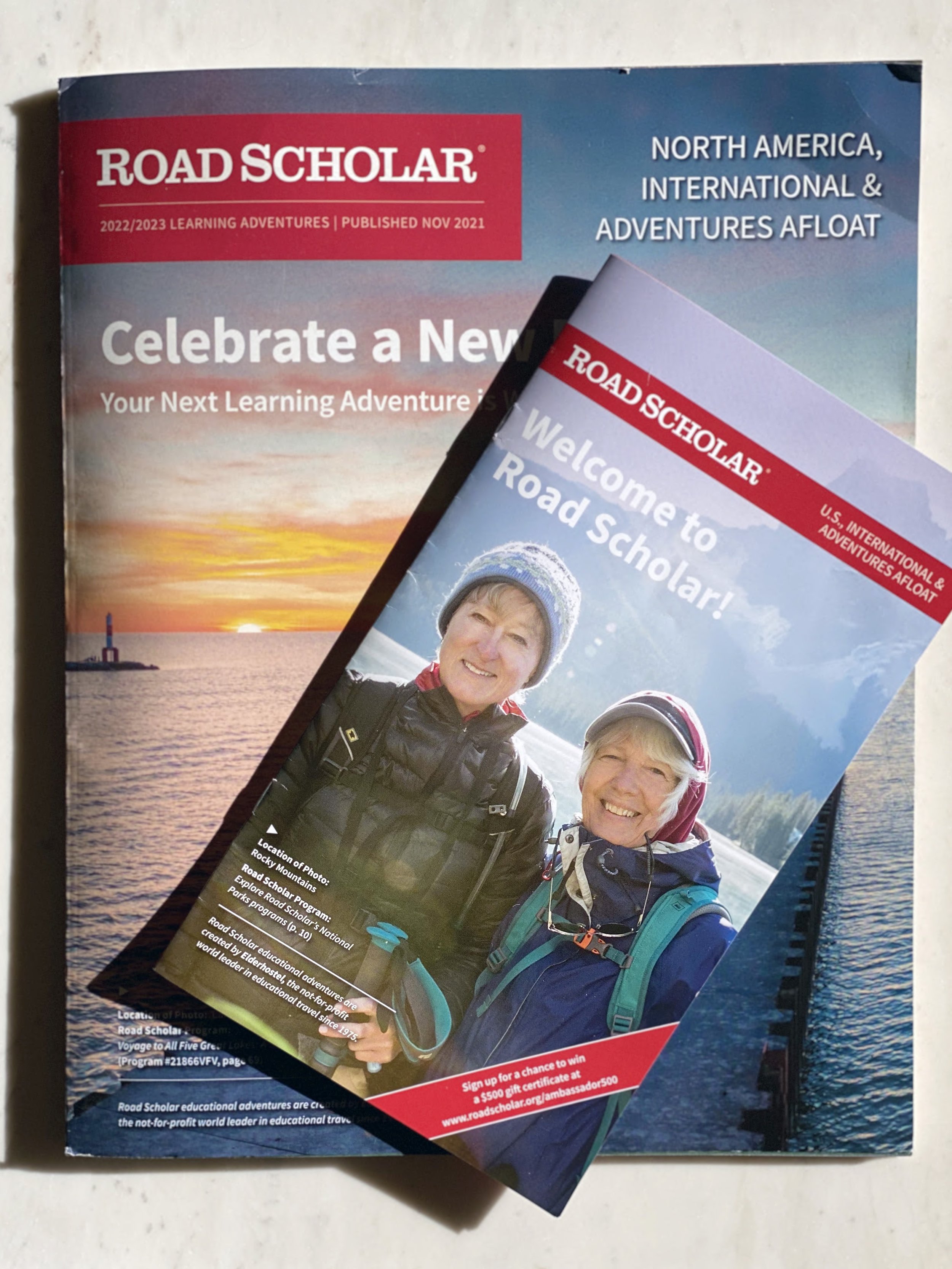 Examples of covers for brochure and catalog.