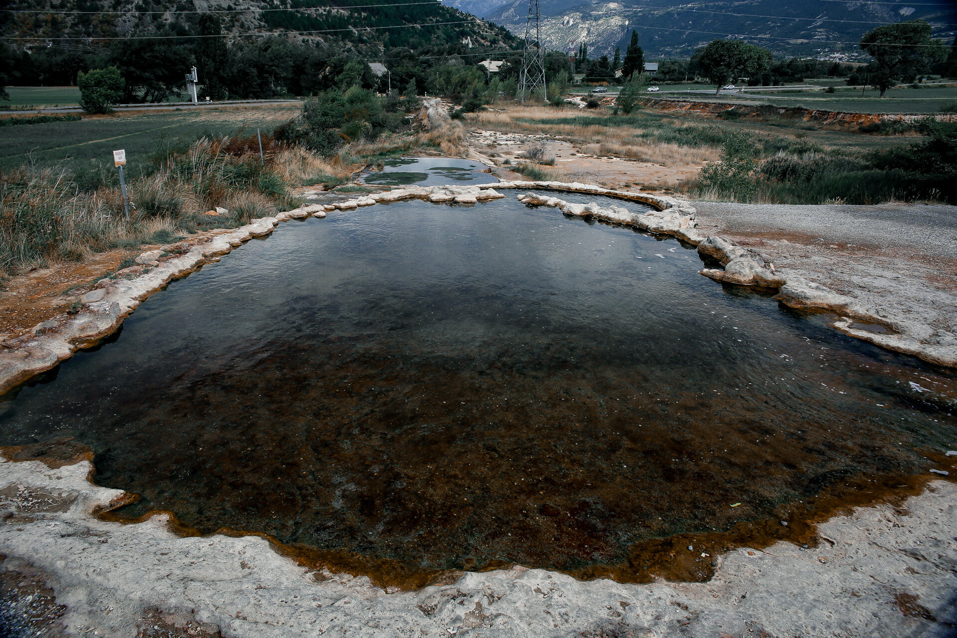 Europe's Best Free Natural Wild Hot Springs Thermal Baths - Le Plan De Phazy in Rasoul, Guillestre, Hautes-Alpes (High Alps), France