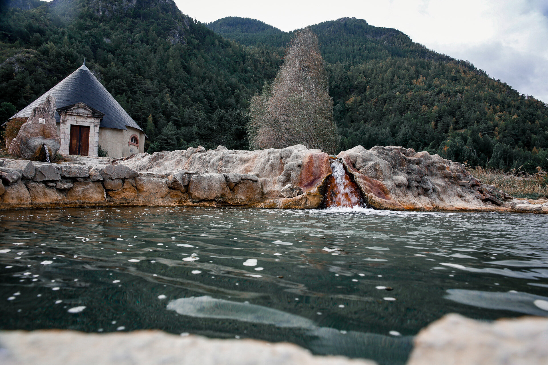 Europe's Best Free Natural Wild Hot Springs Thermal Baths - Le Plan De Phazy in Rasoul, Guillestre, Hautes-Alpes (High Alps), France
