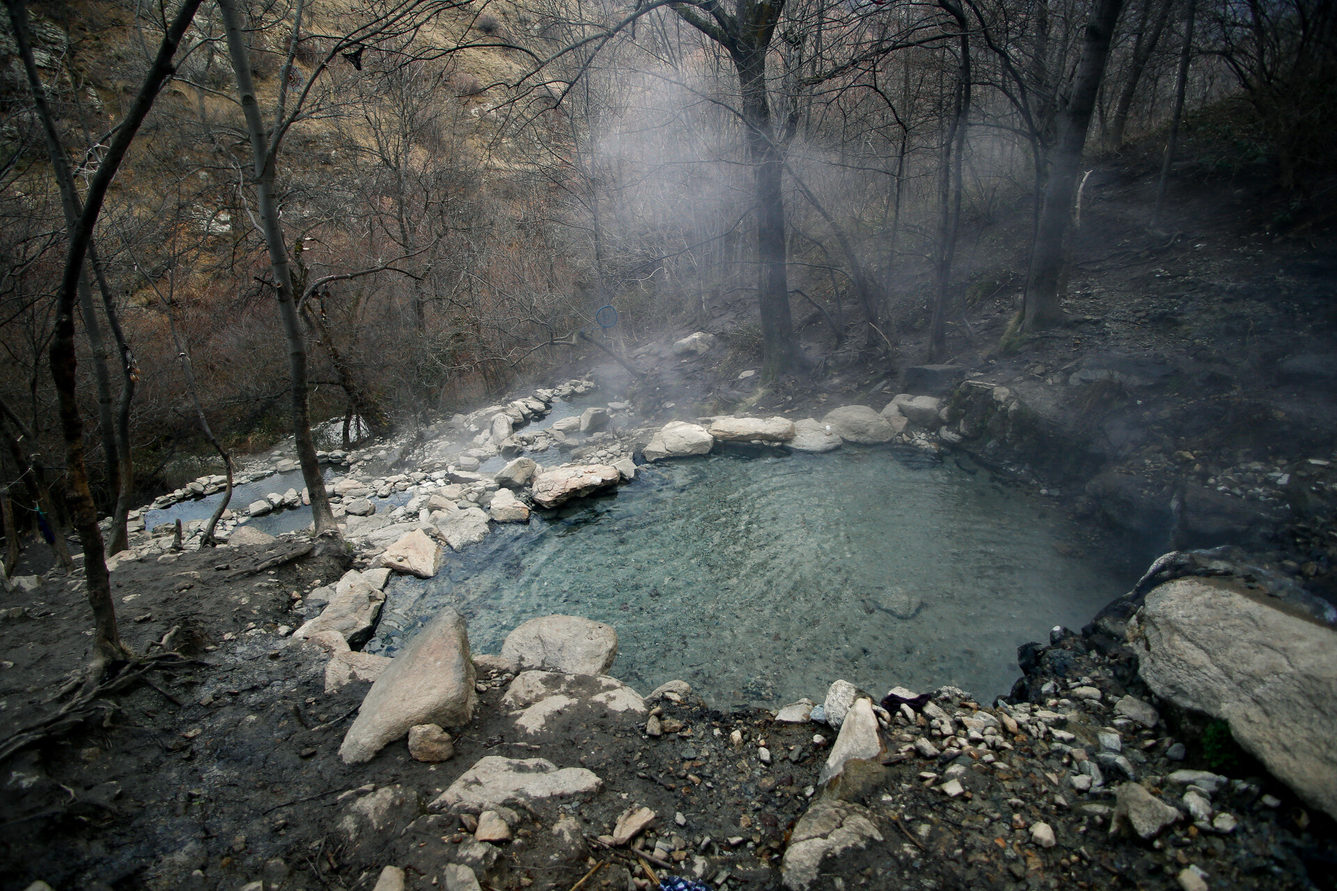 Europe's Best Free Natural Wild Hot Springs Thermal Baths - Prats-Balaguer, Fontpédrouse, Pyrénées-Orientales, France
