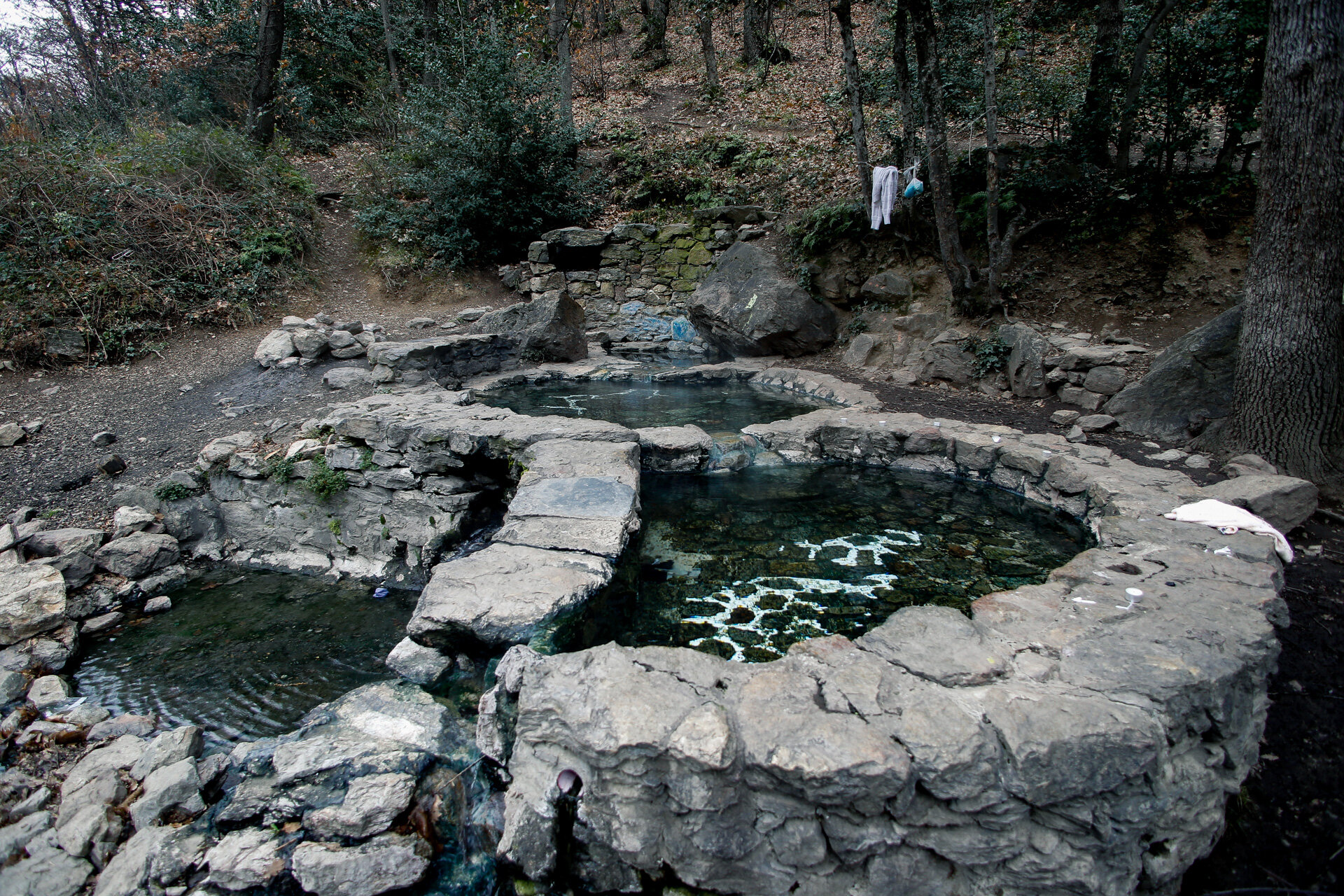 Europe's Best Free Natural Wild Hot Springs Thermal Baths - Thuès-les-Bains in Prats-Balaguer, Fontpédrouse, Pyrénées-Orientales, France