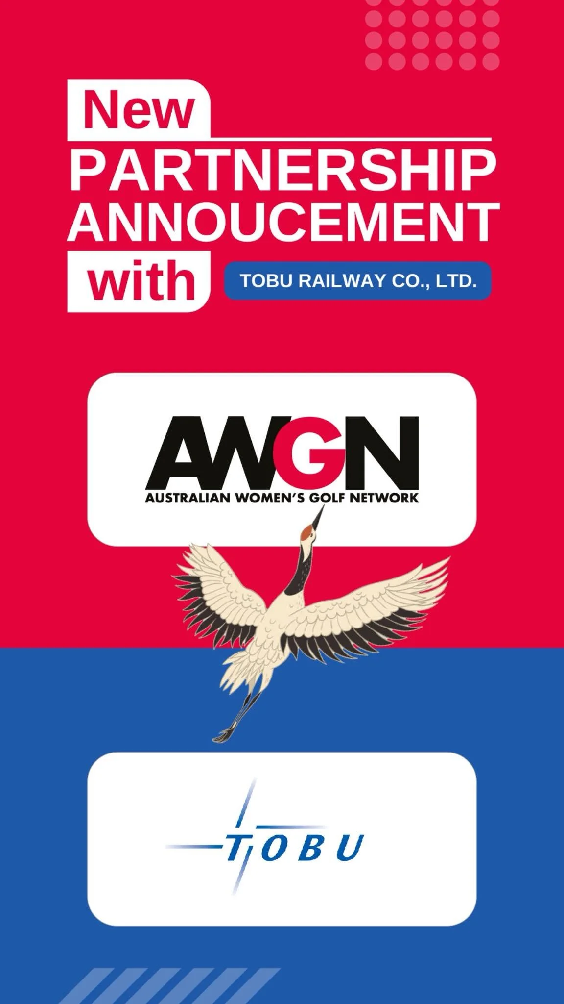 Exciting News! New Partnership with Tobu!