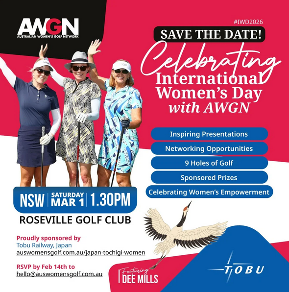 AWGN International Women’s Day Celebration @ Roseville Golf Club (NSW)