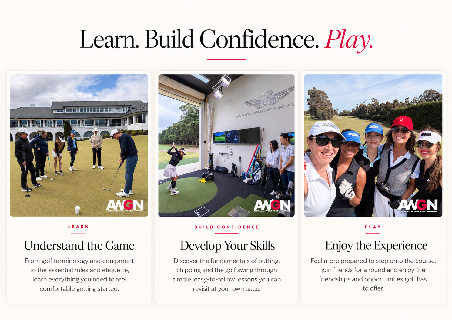 Womens Golf Courses