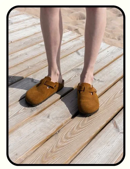 Natural shoes and accessories collection in metal, leather, wool, and cork