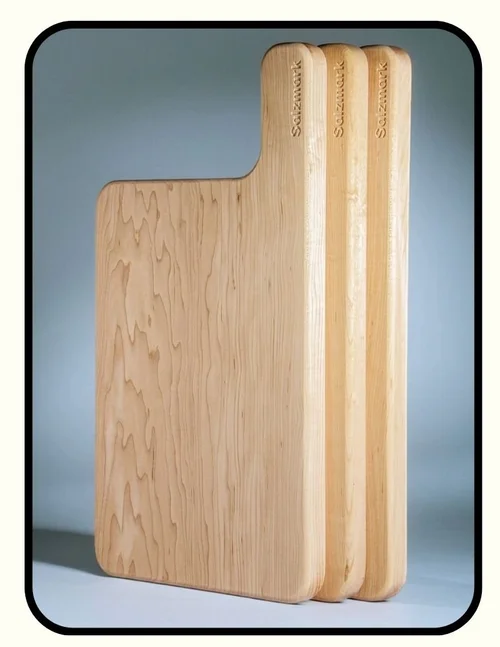 Salzmark solid maple wood cutting board