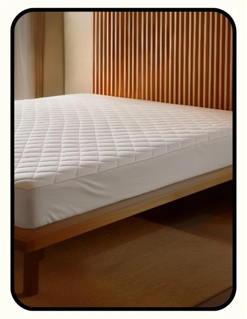 Sleep and Beyond MyProtector OEKO-TEX certified washable wool mattress protector with cotton encasement