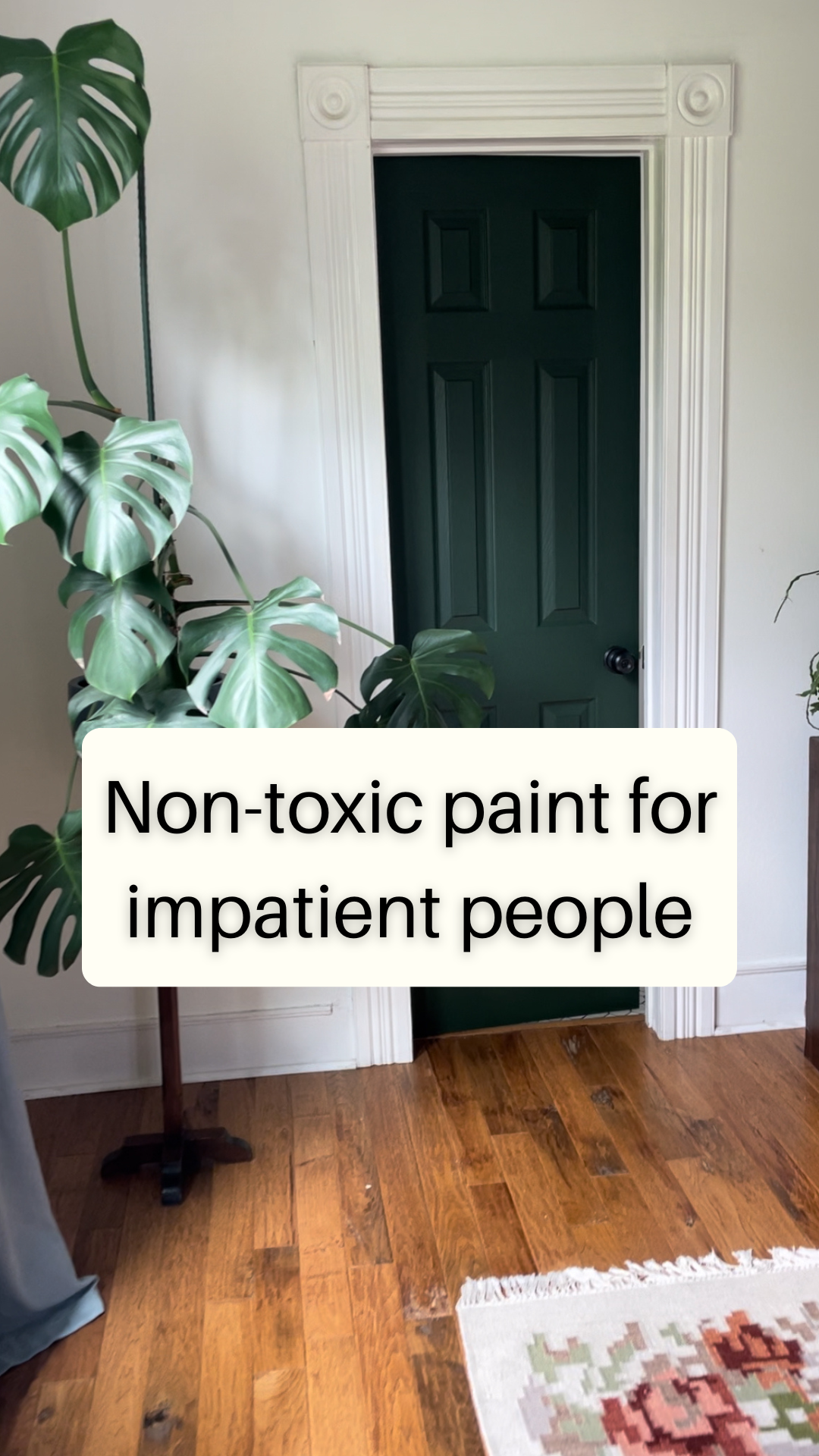 Non-toxic paint for impatient people