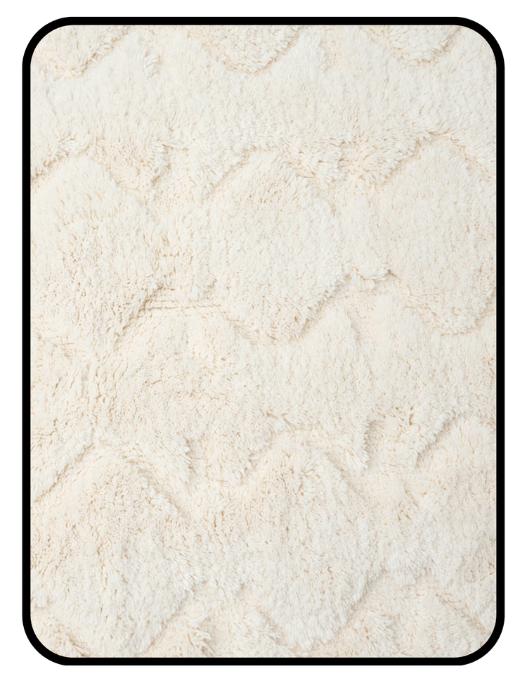 Coyuchi GOTS organic cotton bath mat