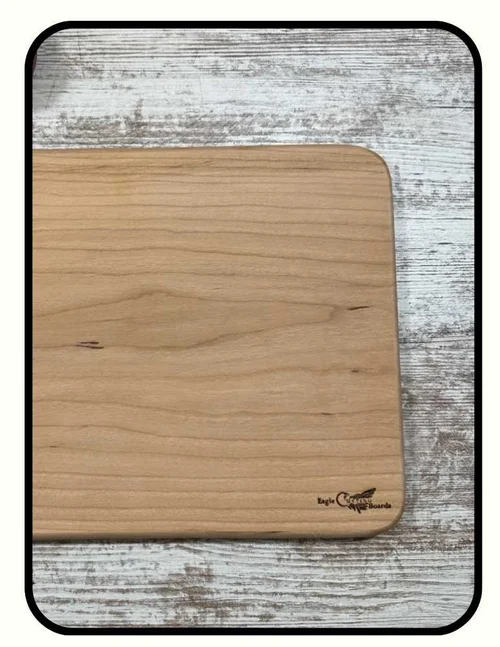 Eagle solid cherry wood cutting board