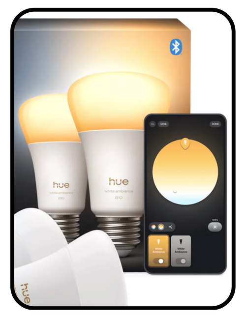 Philips Hue full spectrum white light smart LED bulb