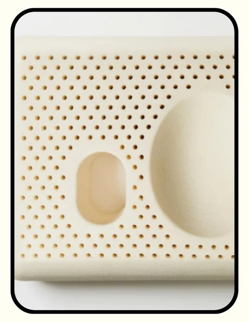 Coyuchi Turiya organic latex side sleeper pillow with GOLS organic Dunlop latex and GOTS organic cotton
