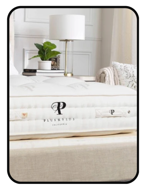 Plush Beds customizable organic latex mattress, GOTS and GOLS certified