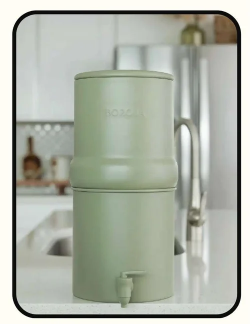 Boroux stainless steel gravity countertop water filter