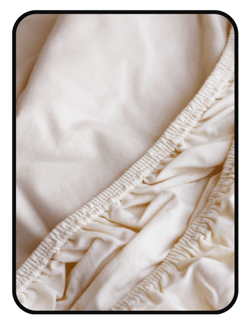 Savvy Rest organic waterproof mattress protector in GOTS certified cotton and cornstarch TPU