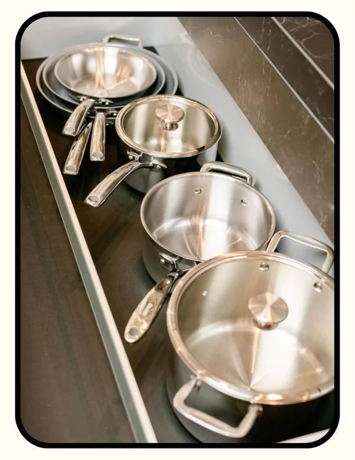 Chantal Induction 21 nickel-free stainless steel cookware set