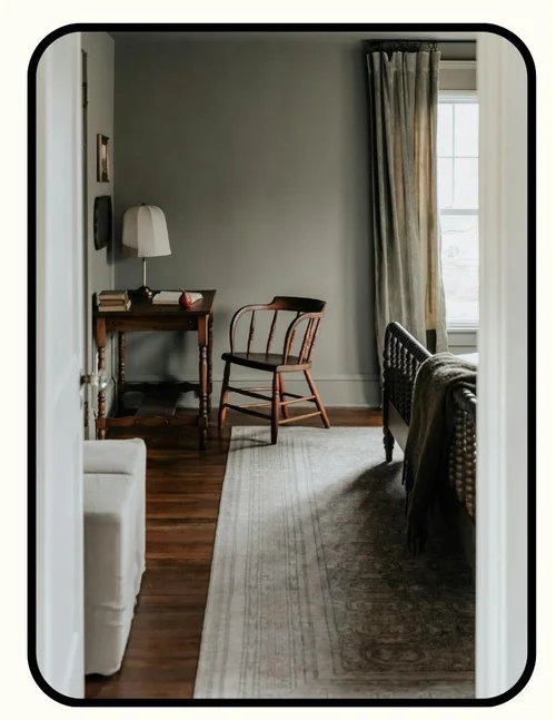 Vintage solid wood furniture, a naturally off-gassed non-toxic option