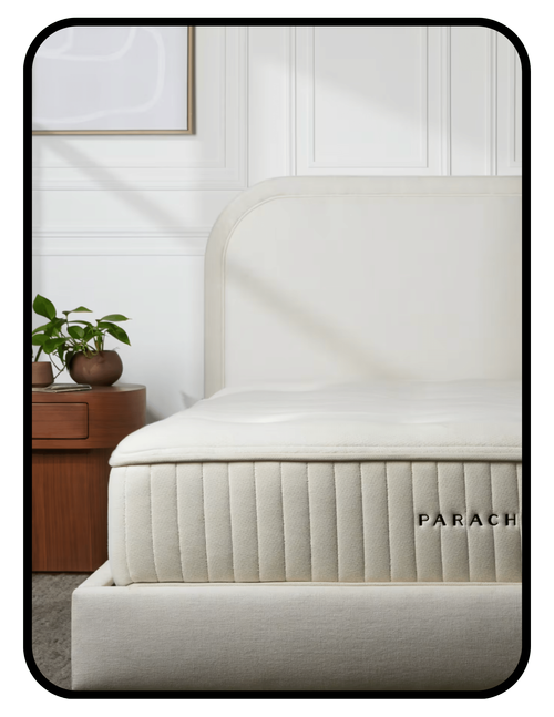 Parachute latex-free organic hybrid mattress with GOTS cotton and New Zealand wool