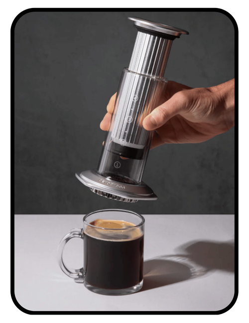 Aeropress Premium glass and stainless steel manual espresso coffee maker