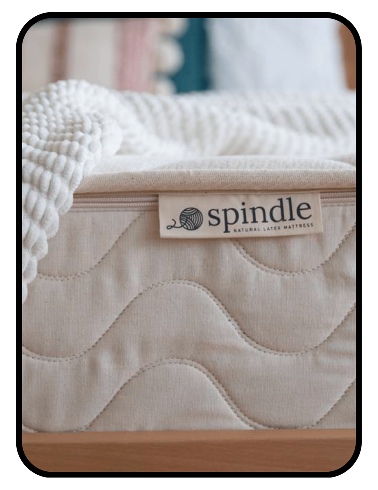 Spindle stacked component organic latex mattress, GOLS and GOTS certified materials