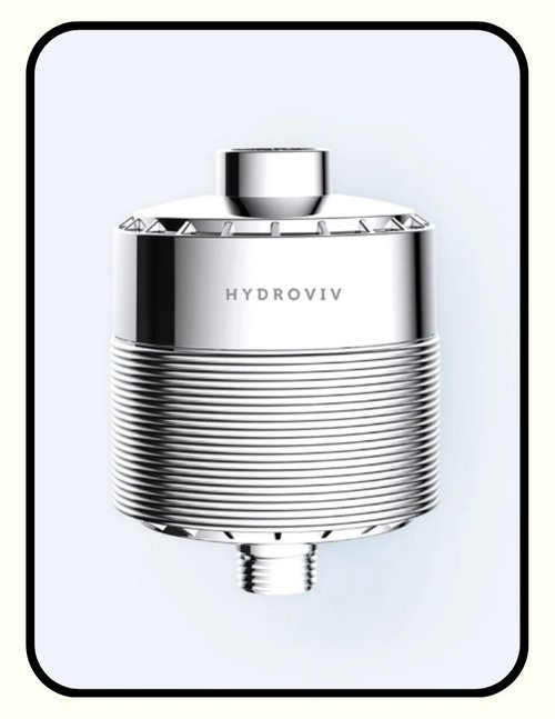 Hydroviv KDF and calcium sulfite shower filter