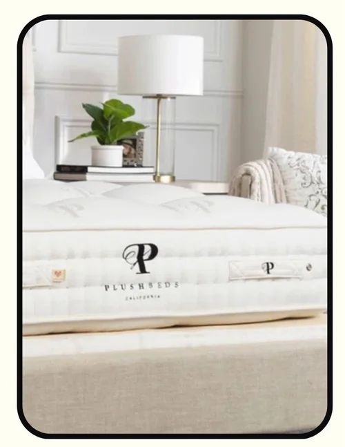 Plush Beds customizable organic latex mattress, GOTS and GOLS certified