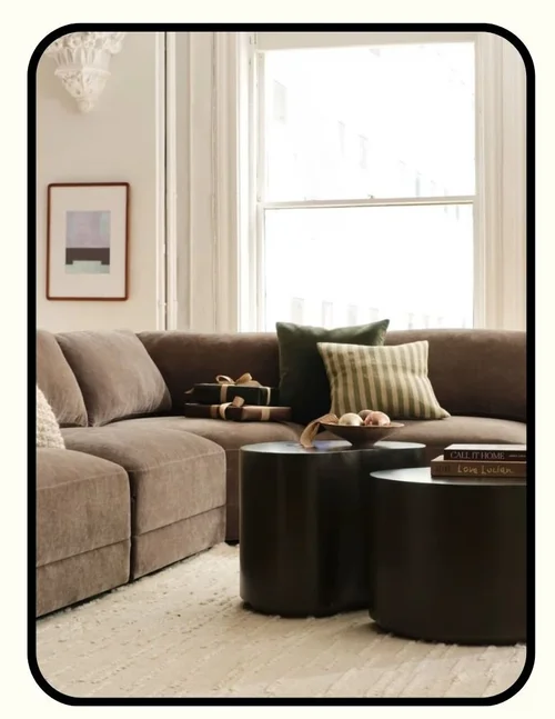 West Elm GreenGuard Gold couch with polyester upholstery and solid and engineered wood frame