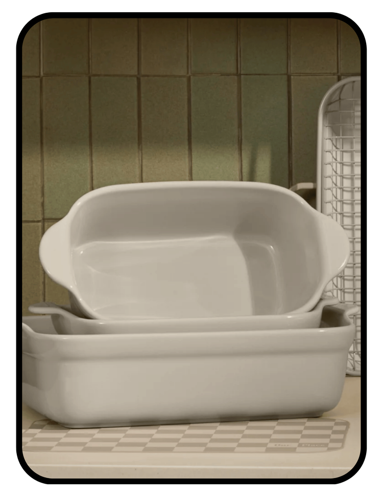 Our Place ceramic non-stick bakeware set, PFAS-free sol-gel coating