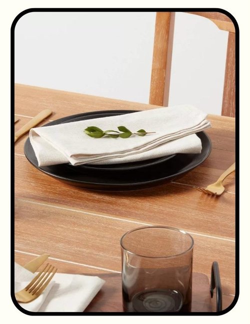 Target OEKO-TEX certified non-toxic linen-cotton napkins