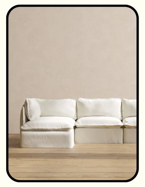 Anabei steel-frame foam sofa with OEKO-TEX certified fabric