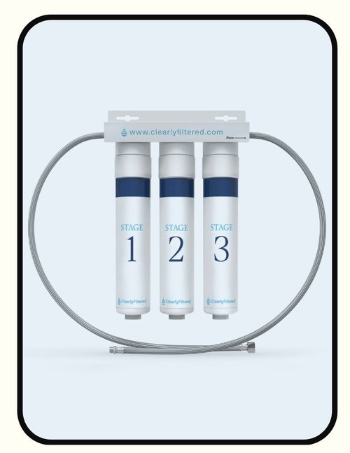 Clearly Filtered 3-Stage under-sink water filter system