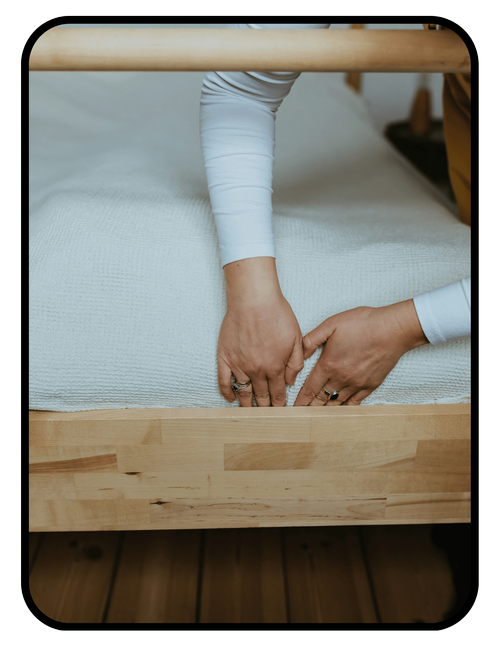 My Green Mattress GOLS organic Dunlop latex topper with GOTS organic cotton casing
