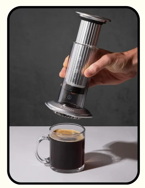 Aeropress Premium glass and stainless steel manual espresso coffee maker