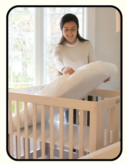 Stokke Sleepi solid beech wood crib