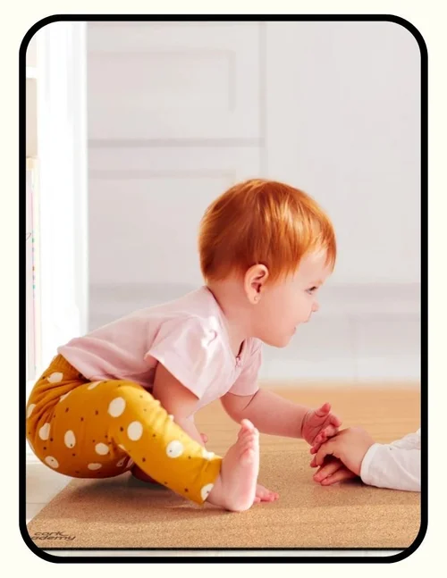 Corkademy non toxic cork play mat with natural latex backing