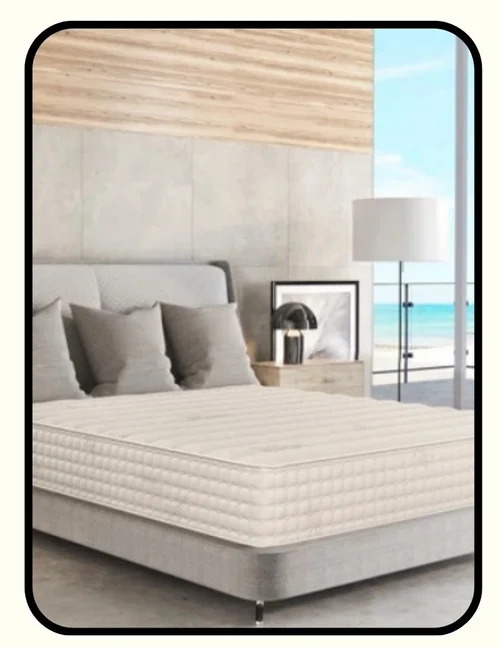 Latex for Less customizable organic springless latex mattress, GOLS and GOTS certified