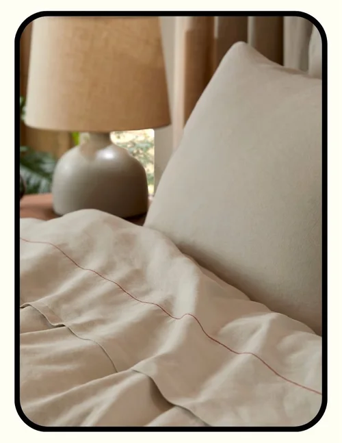 Parachute OEKO-TEX certified eucalyptus TENCEL linen blend sheets
